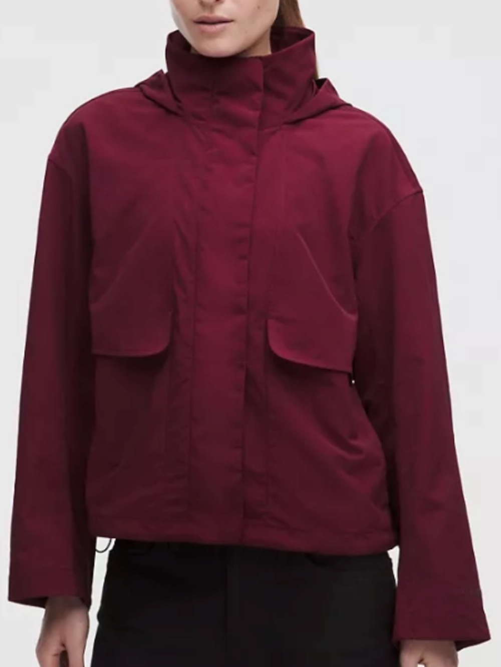 Lululemon Women's Always Effortless Jacket - Burgundy Bay (Maroon) - Size 6